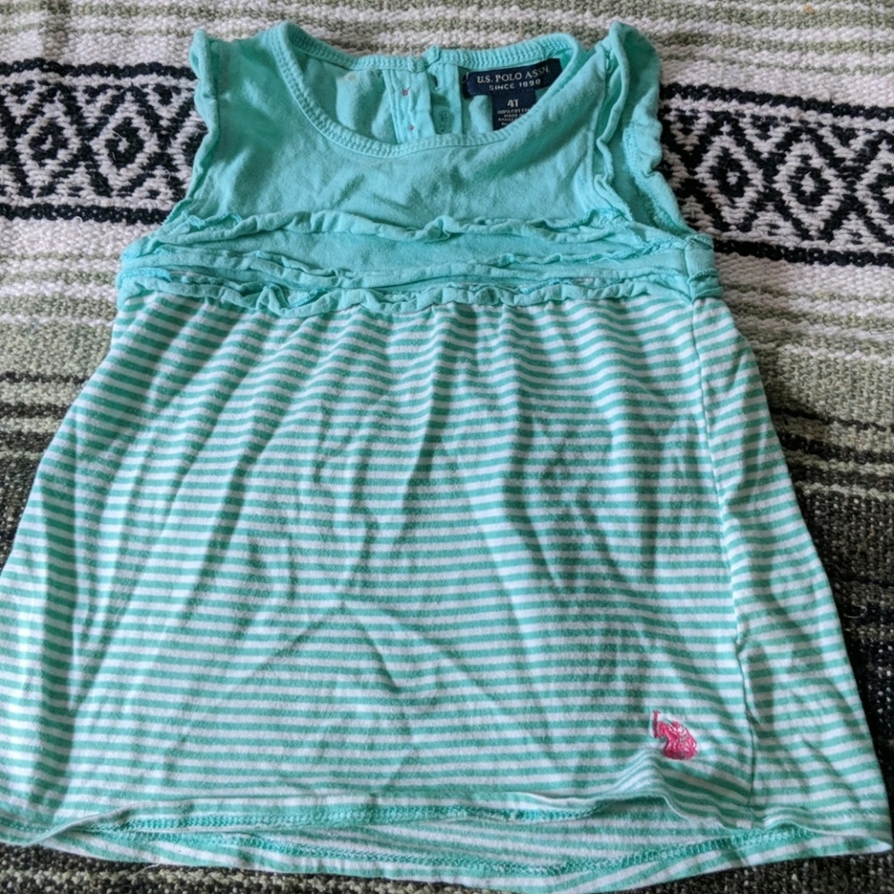Teal tank top